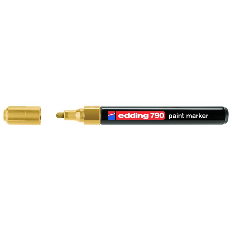 Маркер edding Paint e-790/12, 2-3 мм круглий золотий